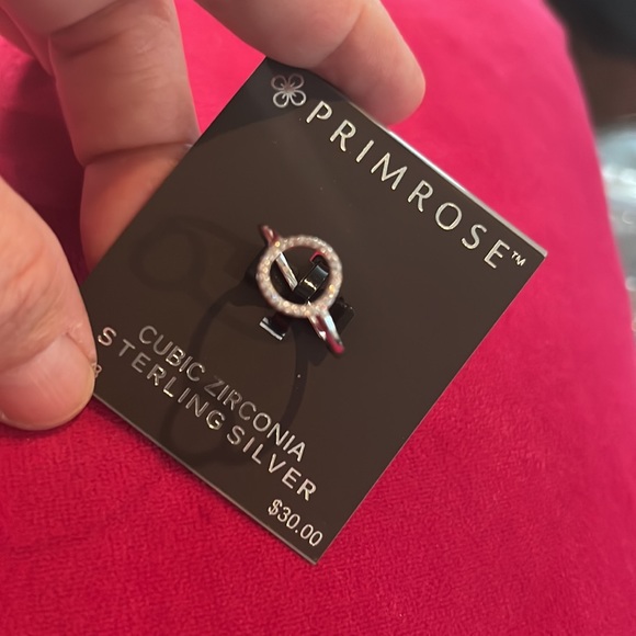 Primrose sterling silver cz ring new - Picture 6 of 7